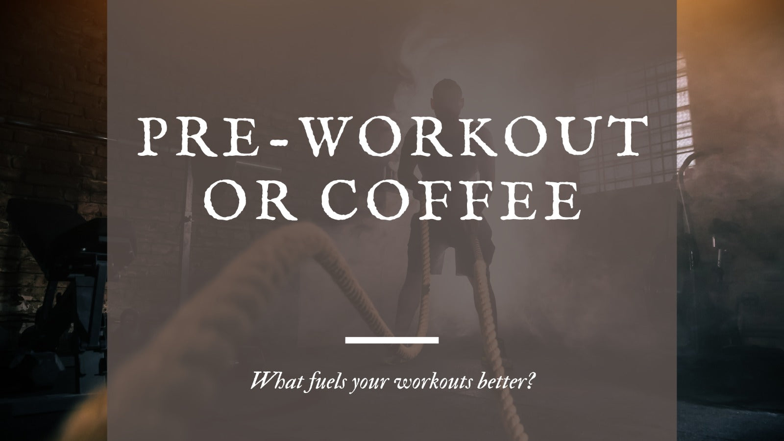 Pre-Workout or Coffee: What Fuels Your Workouts Better?