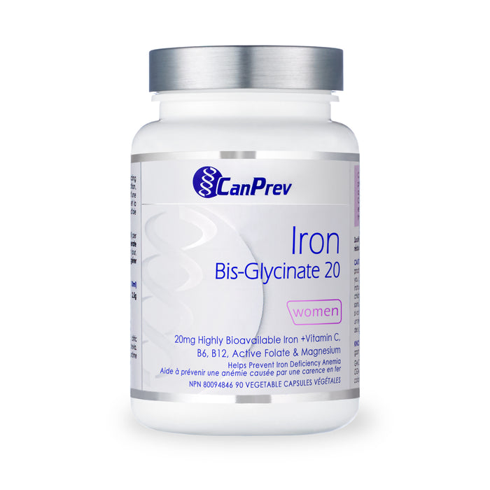 CanPrev Iron Bis Glycinate 20 90 v-caps