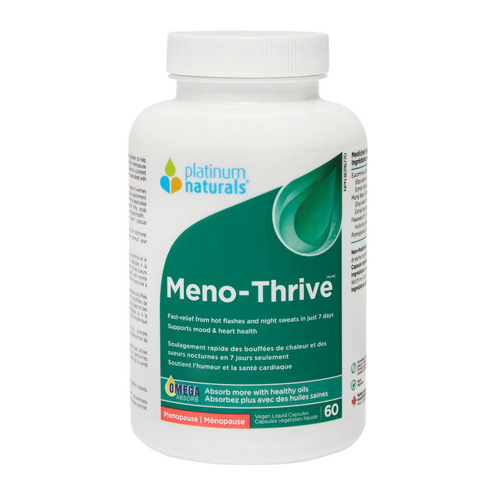 Platinum Naturals Meno-Thrive 60 Vegan Liquid Capsules