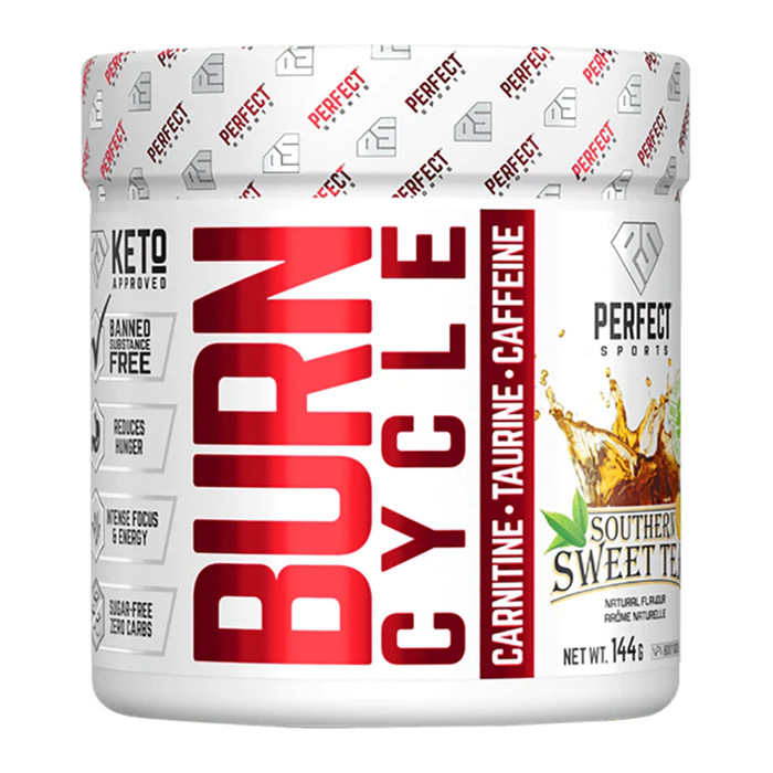 Perfect Sports Burn Cycle Southern Sweet Tea 36 Servings