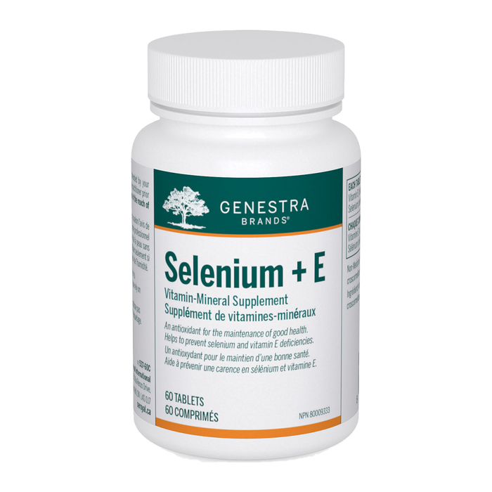 Genestra Selenium + E 60 Tablets
