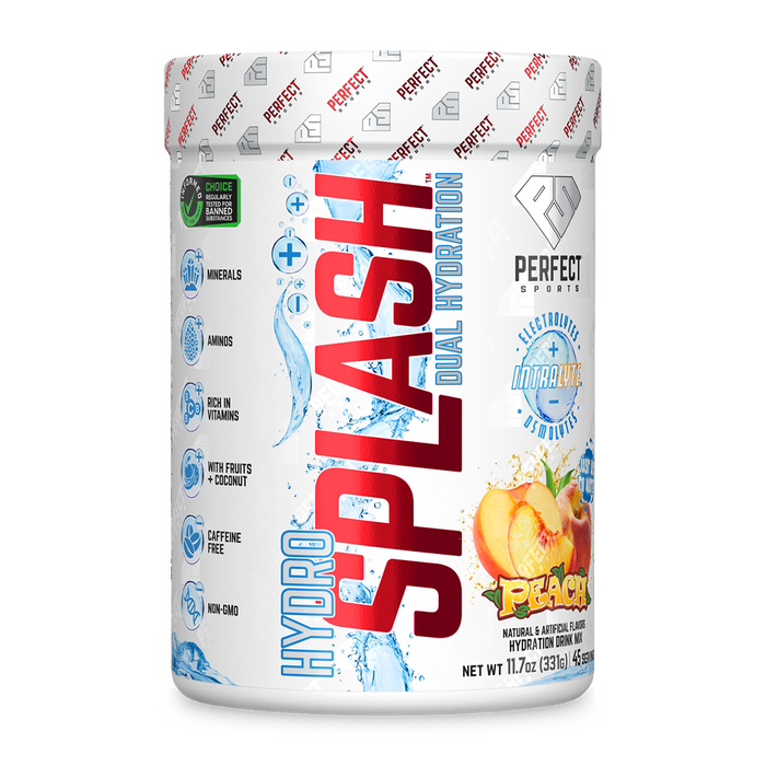 Perfect Sports Hydro Splash Peach 45 Servings
