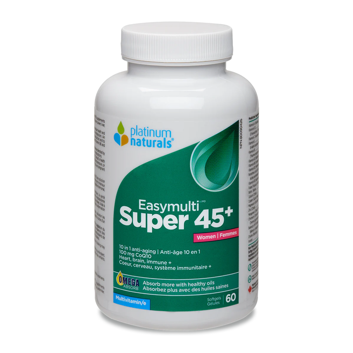 Platinum Naturals Super Easymulti 45+ Women 60 Softgels