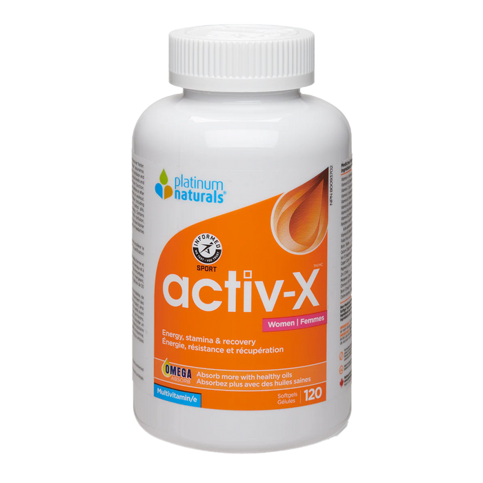 Platinum Naturals Activ-X for Women 120 Softgels