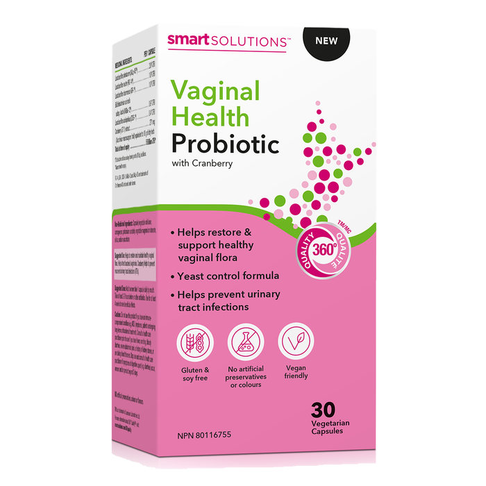 Smart Solutions Vaginal Health Probiotic 30 Veggie Caps