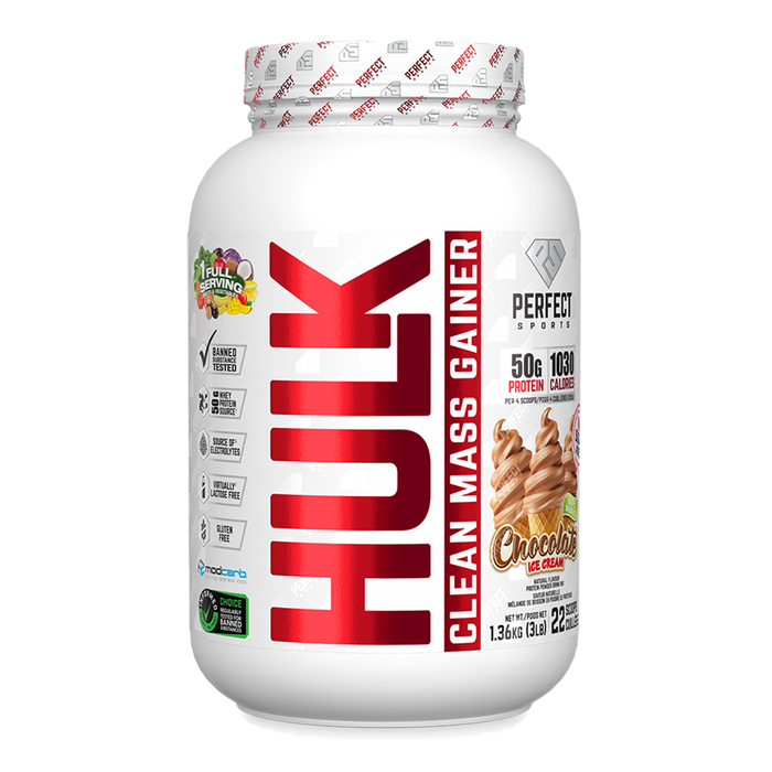 Perfect Sports Hulk Clean Mass Gainer Chocolate Ice Cream 3lbs