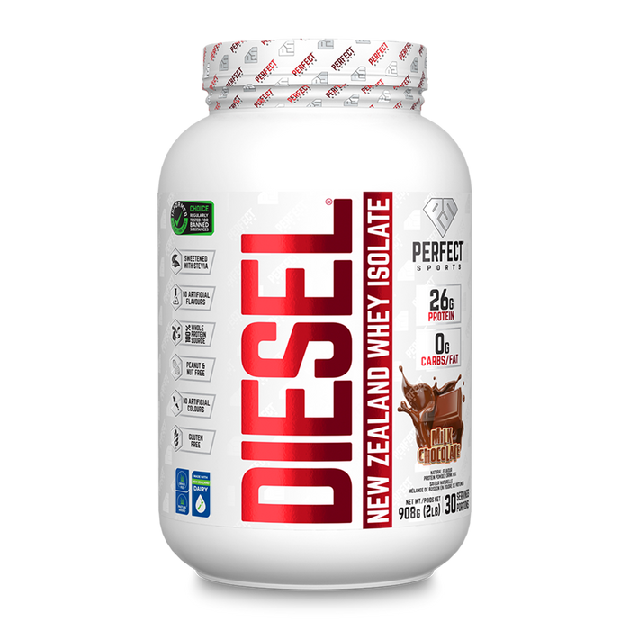Perfect Sports Diesel New Zealand Whey Protein Isolate Milk Chocolate 2lbs
