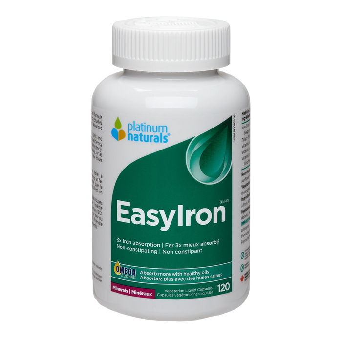 Platinum Naturals EasyIron 120 Veggie Caps