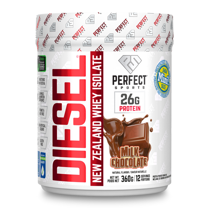 Perfect Sports Diesel New Zealand Whey Protein Isolate Milk Chocolate 360g