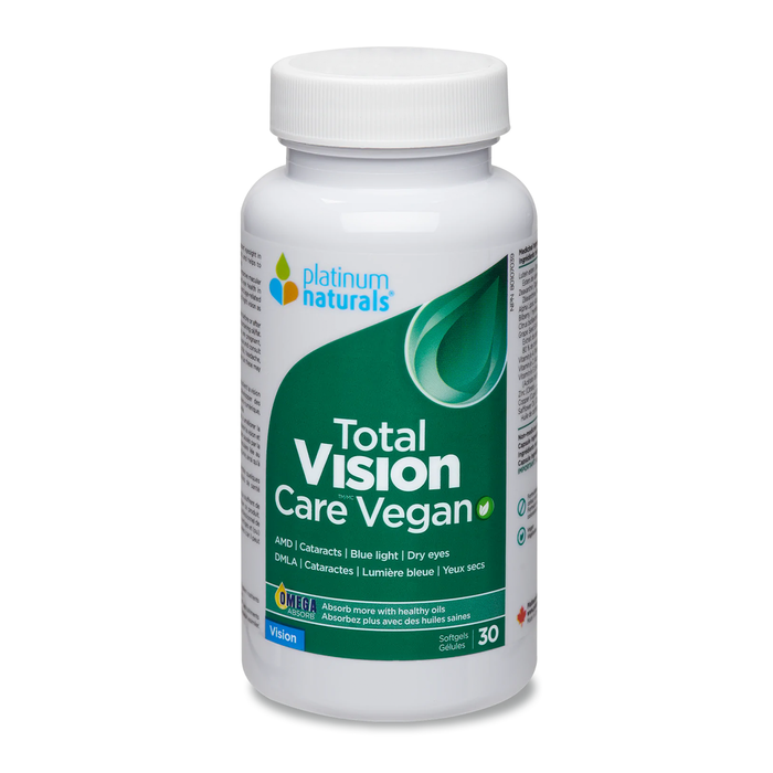 Platinum Naturals Total Vision Care Vegan 30 Veggie Caps