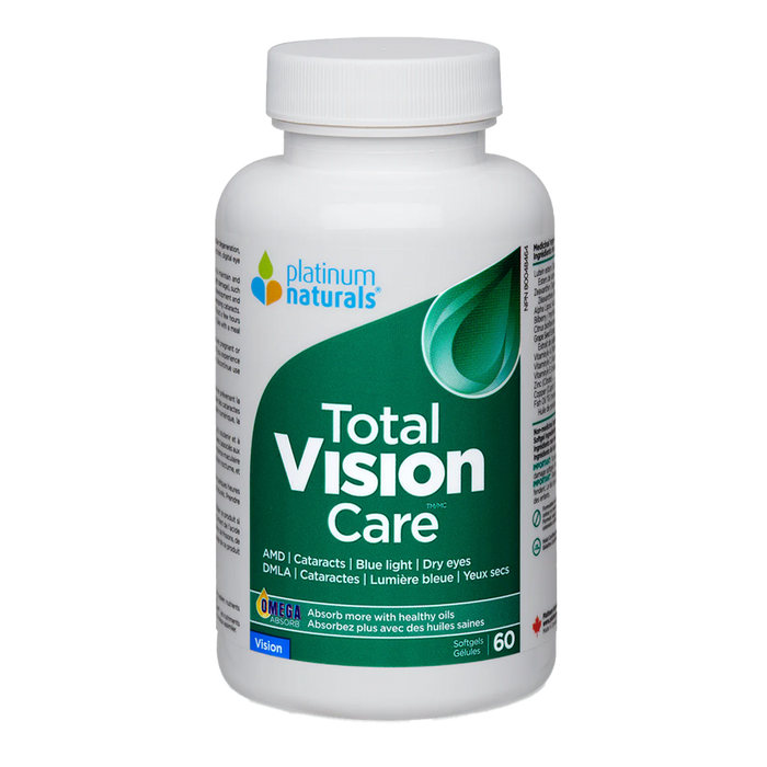 Platinum Naturals Total Vision Care 60 Softgels