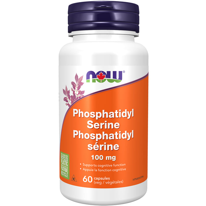 NOW Phosphatidyl Serine 100mg 60 Veggie Caps