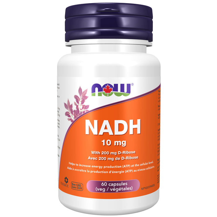 NOW NADH 10mg 60 Veggie Caps