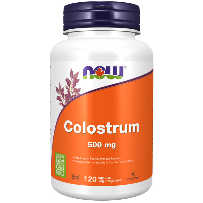 NOW Colostrum 500mg 120 Veggie Caps