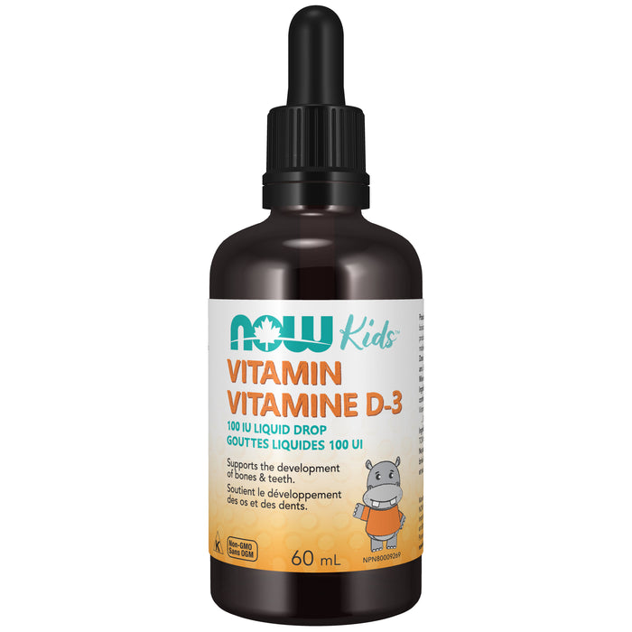 NOW Kid's Vitamin D3 100 IU 60mL