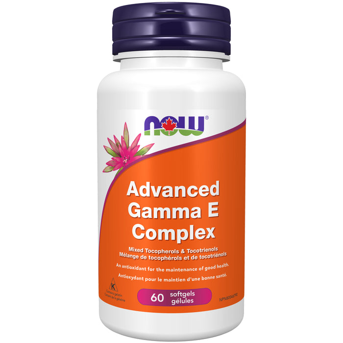 NOW Advanced Gamma E Complex 60 Softgels
