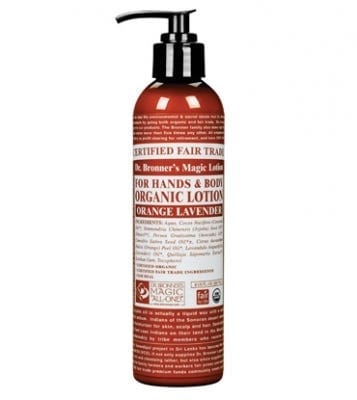 Dr. Bronner's Organic Hand & Body Lotion Orange Lavender 237mL
