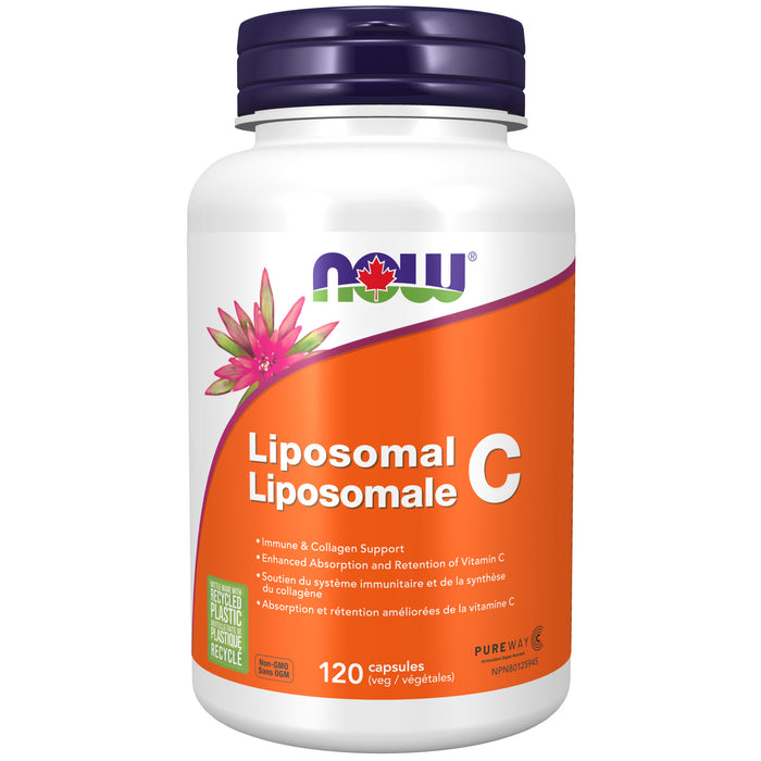 NOW Liposomal Vitamin C 1000mg 120 Veggie Caps