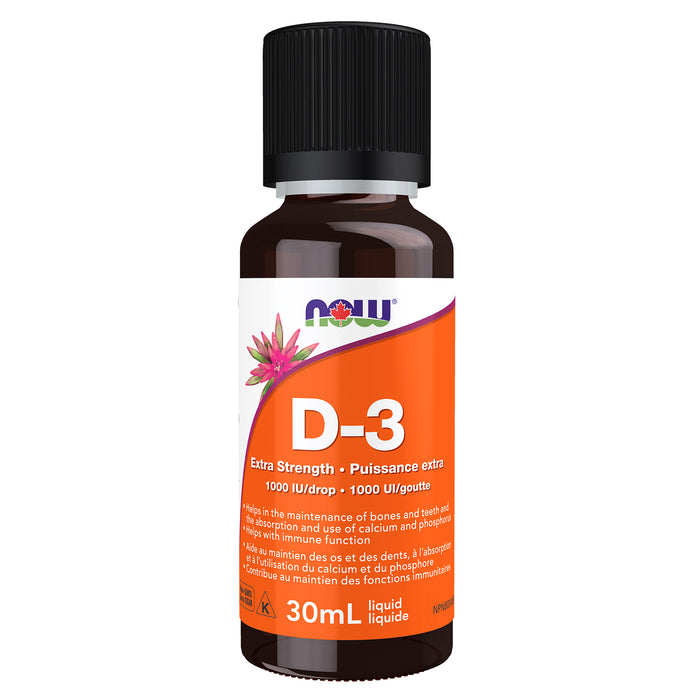 NOW Vitamin D3 Extra Strength 30mL