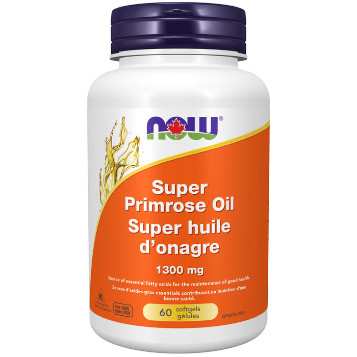 NOW Super Primrose Oil 1300mg 60 Softgels