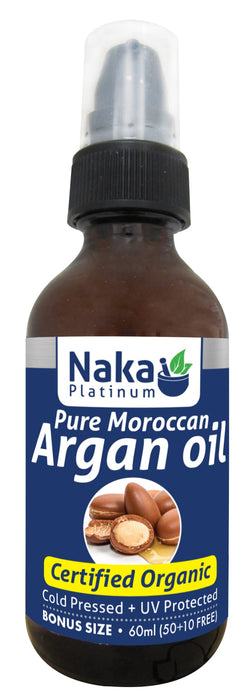Naka Platinum Organic Argan Oil 60mL