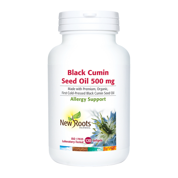 New Roots Black Cumin Seed Oil 500mg 120 Softgels
