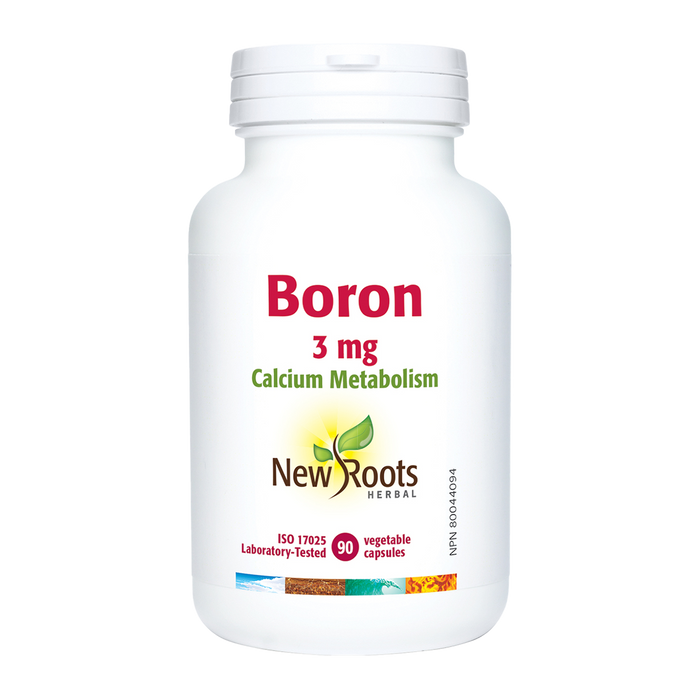 New Roots Boron 3mg 90 Veggie Caps