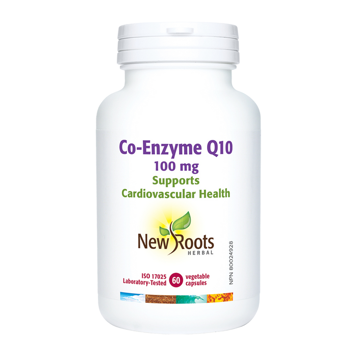 New Roots Co-Enzyme Q10 100mg 60 Veggie Caps