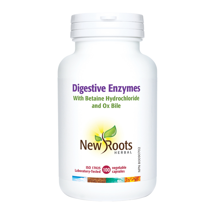 New Roots Digestive Enzymes 100 Veggie caps