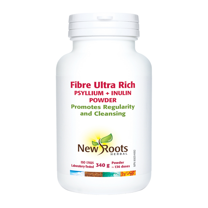New Roots Fiber Ultra Rich Psyllium + Inulin 340g