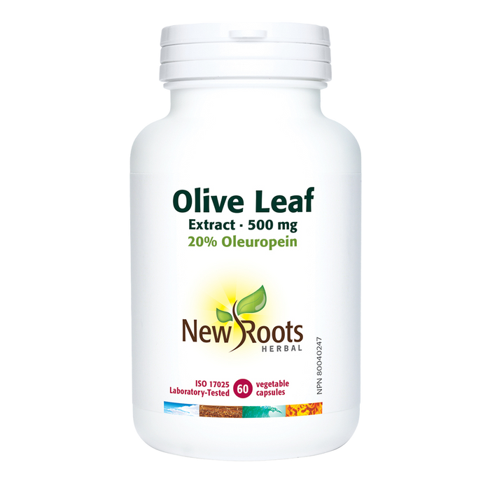 New Roots Olive Leaf Extract 500mg 60 Veggie Caps