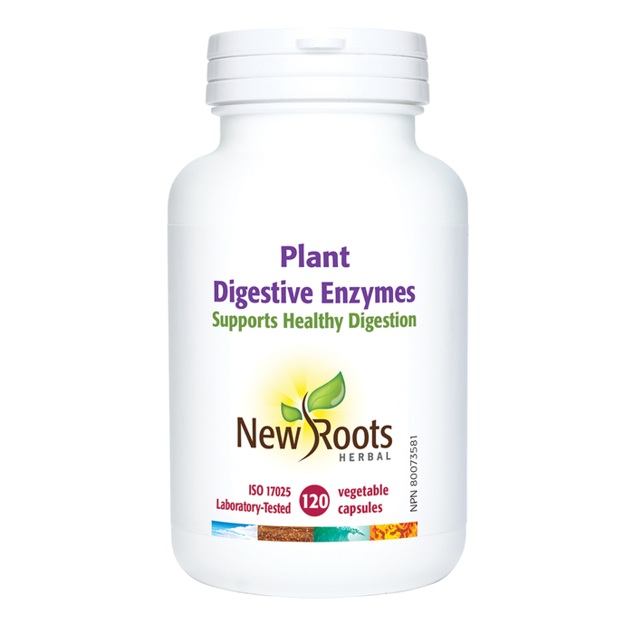 New Roots Plant Digestive Enzymes 120 Veggie Caps
