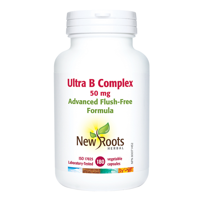 New Roots Ultra B Complex 50mg 180 Veggie Caps