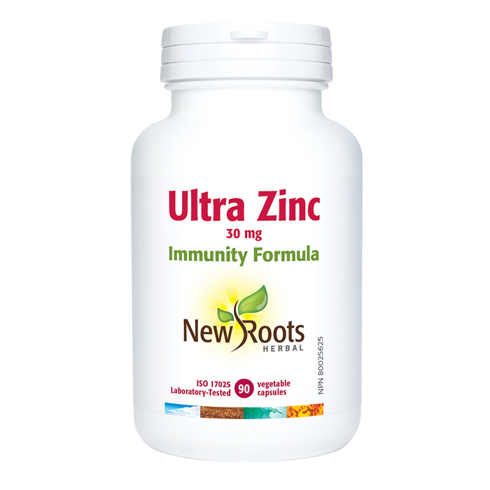 New Roots Ultra Zinc 30mg 90 Veggie Caps