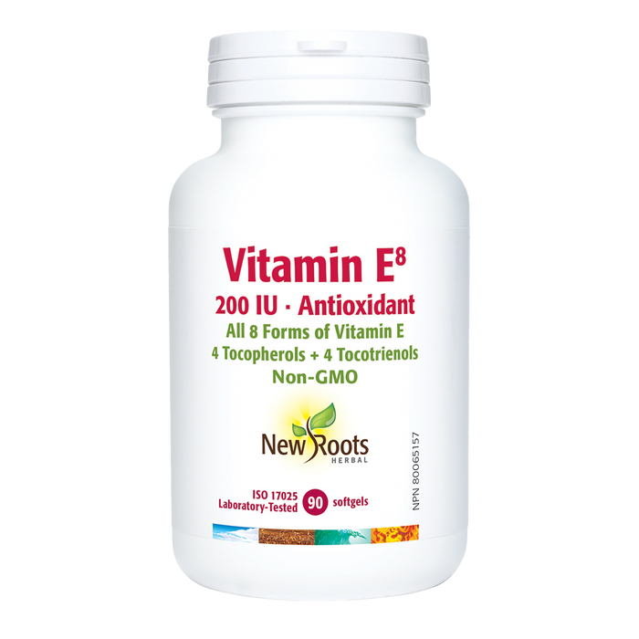 New Roots Vitamin E8 200 IU 90 Softgels