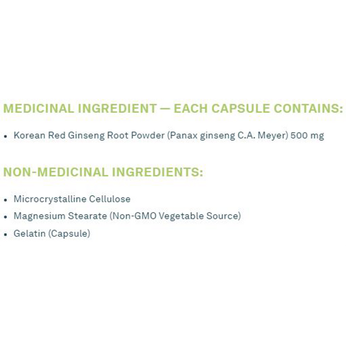 Organika Korean Red Ginseng 100 Capsules