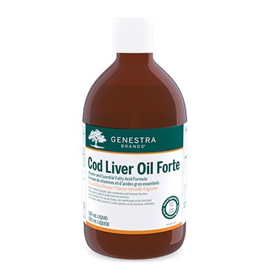 Genestra Cod Liver Oil Forte Natural Citrus 500mL