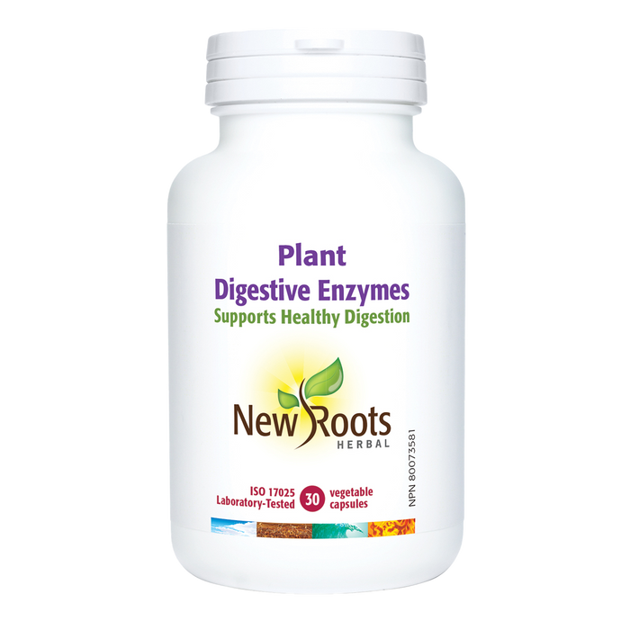 New Roots Plant Digestive Enzymes 30 Veggie Caps