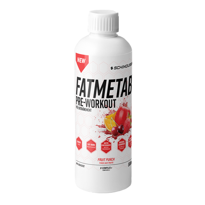 Schinoussa Fat Metabolite Pre Workout Fruit Punch 500mL