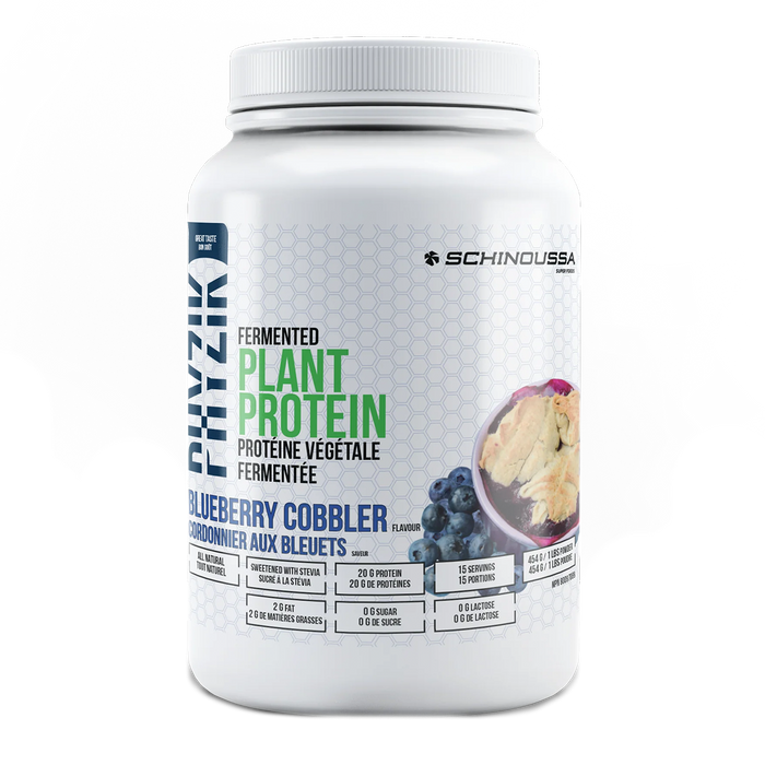 Schinoussa Phyzik Fermented Plant Protein Blueberry Cobbler 454g