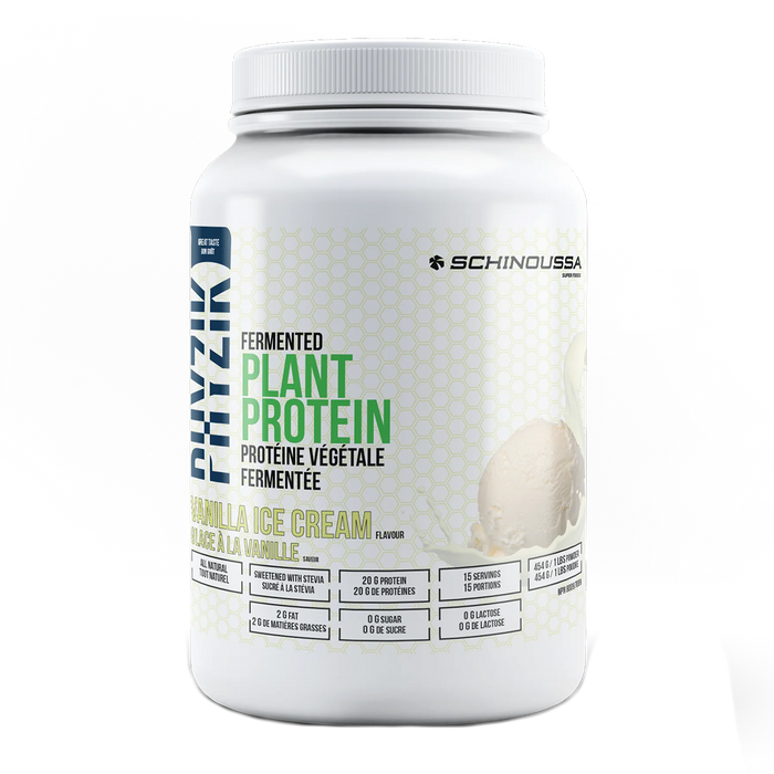 Schinoussa Phyzik Fermented Plant Protein Vanilla Ice Cream 454g