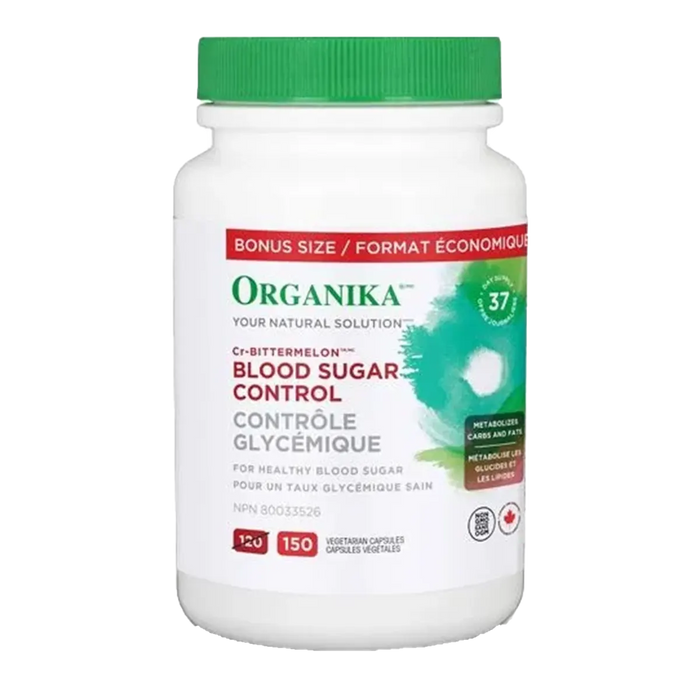 Organika Blood Sugar Control 120+30 Capsules