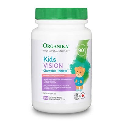 Organika Kids Vision 90 Chewable Tablets