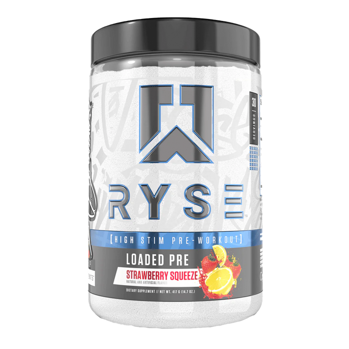 RYSE Loaded Pre Strawberry Squeeze 30 Servings