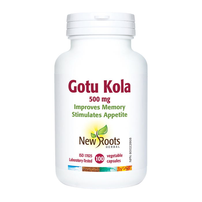 New Roots Gotu Kola 500mg 100 Veggie Caps