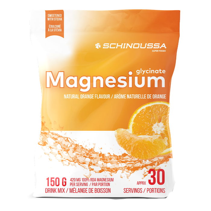 Schinoussa Magnesium Glycinate Drink Mix Orange 150g