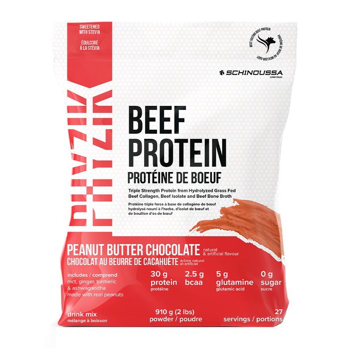 Schinoussa Beef Protein Peanut Butter Chocolate 910g