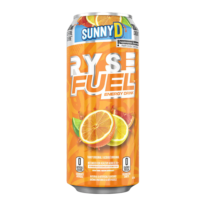 RYSE Fuel Energy Drink Sunny D Tangy Original 473mL