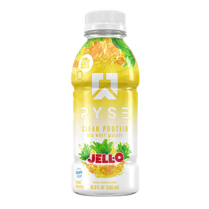 RYSE Clear Whey RTD Jell-O Island Pineapple 500mL