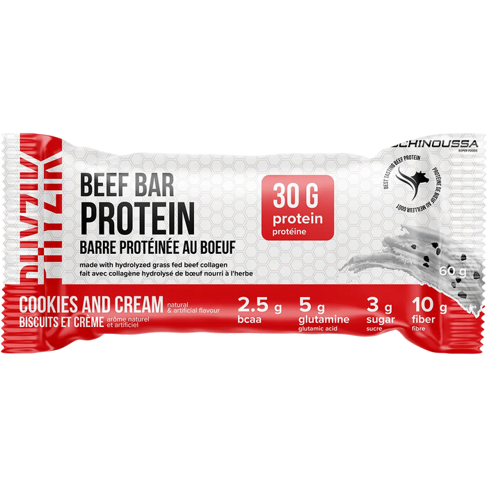 Schinoussa Beef Protein Bar Cookies & Cream 60g